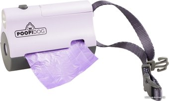 Контейнер для пакетов Duvo Plus Poopidog LED 12927/DV (фиолетовый)