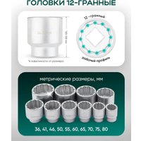 Набор головок слесарных RockForce RF-8151-9 (63993)
