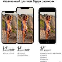 Телефон Apple iPhone 12 128GB Восстановленный by Breezy, грейд C (фиолетовый)