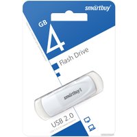 USB Flash SmartBuy Scout 4GB (белый)