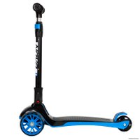 Трехколесный самокат Novatrack Rainbow Basic Black New 120BB.RAINBOW.BBL22 (черный/голубой)