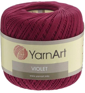 Yarnart Violet 75 (282 м, брусника, 6 мотков)