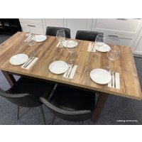 Кухонный стол Senira Кастусь 110-145x70 (береза сандал/венге)