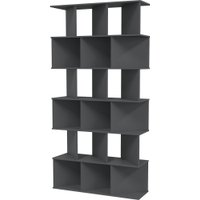 Стеллаж Интерлиния Skill-31 (антрацит/антрацит)