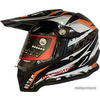 Мотошлем BLD 819-7 (M, черный/оранжевый)