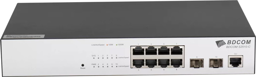 

Управляемый коммутатор уровня 2+ BDCOM S2510-C