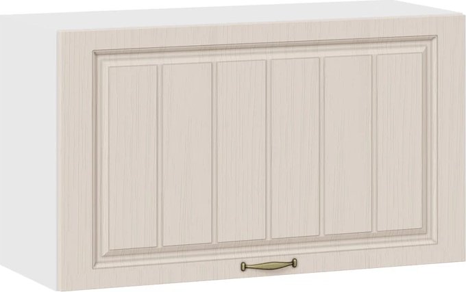 

Шкаф навесной Трия Лина 1ВВ8Г с одной откидной дверью (белый/крем)