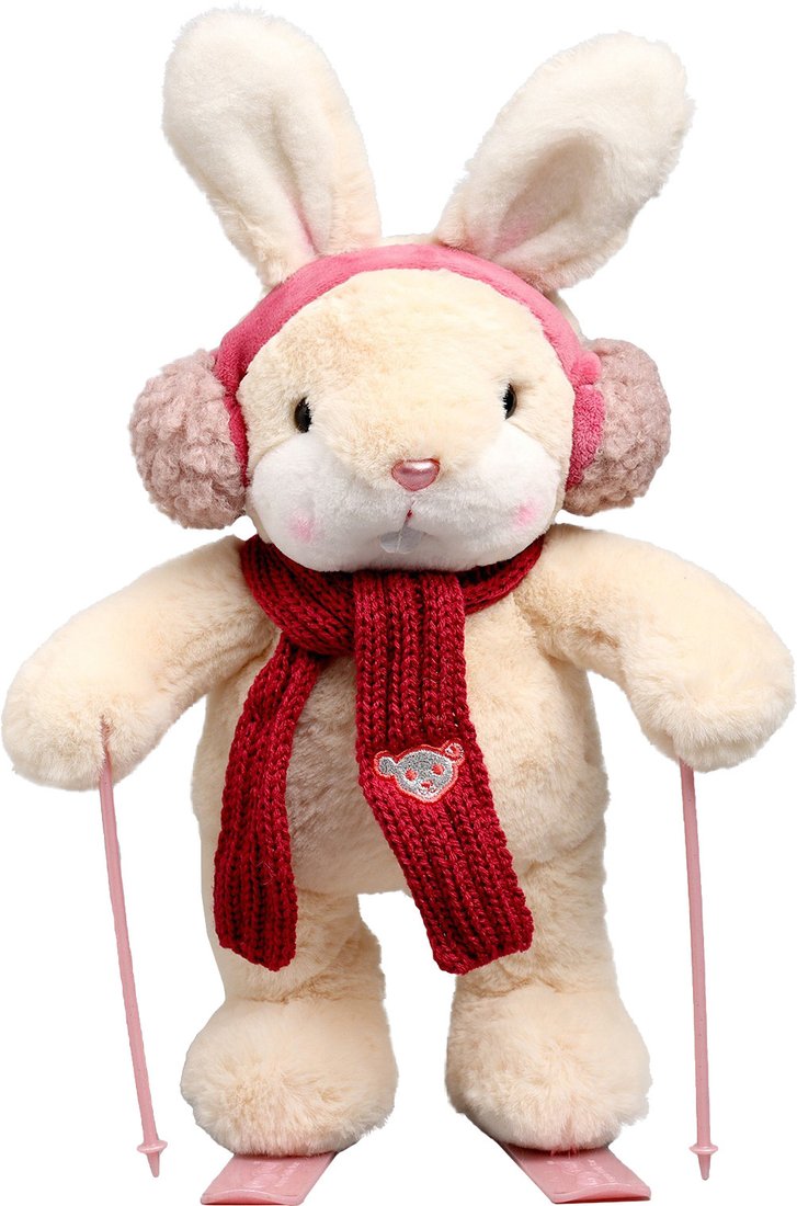 

Классическая игрушка Milo Toys Little Friend Зайка на лыжах. Красный шарф 9905625