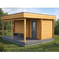 Русская баня Woods из бруса Путник в Солигорске