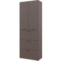 Шкаф распашной Горизонт Бонн 760 3 ящика (венге)