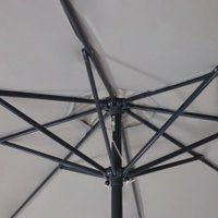 Набор садовой мебели AksHome Sunbeam (серый/черный)