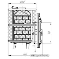 Банная печь Prometall Атмосфера L КТТ (сетка нержавейка)
