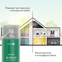 Эмаль Elcon Универсальная алкидная RAL 6029 0.52 л (глянцевый зеленый)