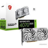 Видеокарта MSI GeForce RTX 4070 Super 12G Ventus 2X White OC