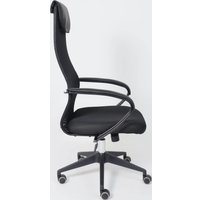 Офисное кресло AksHome First PL (ткань/сетка, черный)