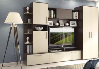 Стенка Stolline Денвер СТЛ.151.01 (дуб феррара/дуб кремона)