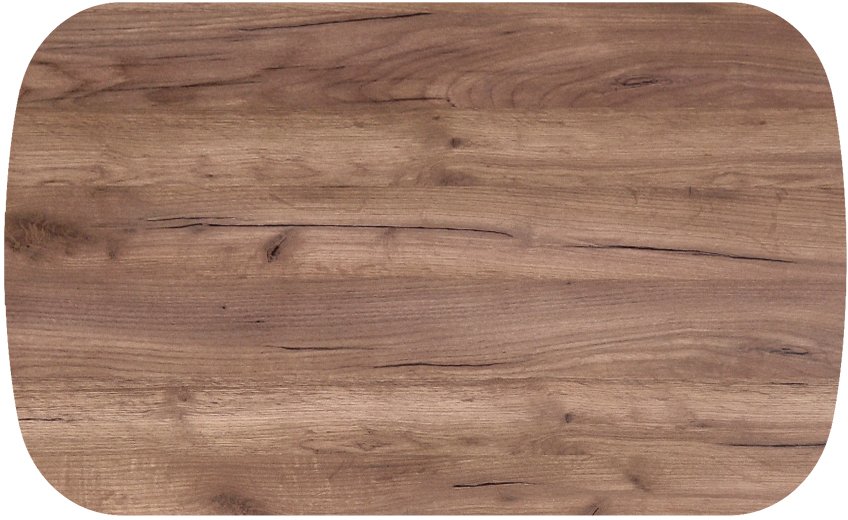 

Столешница Millwood Закругленная 115x70x1.8 (дуб табачный Craft)