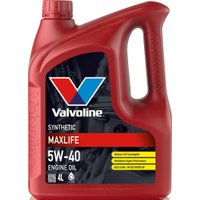 Моторное масло Valvoline MaxLife Synthetic 5W-40 4л