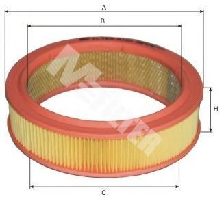 

Воздушный фильтр Mfilter A101
