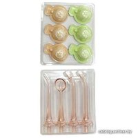 Ирригатор  Soocas W3F (с гелем, 4 насадки, розовый)