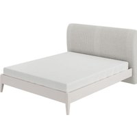 Кровать Bravo Мебель Джали Полоса 180х200 (перламутровый/льняной) в Могилеве