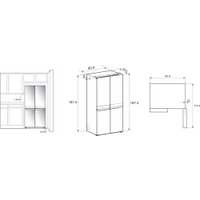 Четырёхдверный холодильник Whirlpool WQ9 U3L EF