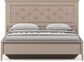 Кровать Black Red White Classic LOZ160x200 с подъемным механизмом и мягким элементом (глиняный серый)