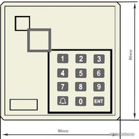 Считыватель Strazh SR-R121K (бежевый)