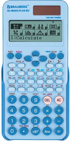 

Инженерный калькулятор BRAUBERG SC-991ES-PLUS-BU 272653