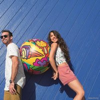 Мяч надувной для плавания Bestway Поп-Арт 31044 (91 см)