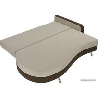 Тахта Лига диванов Премьер 105262 (правый, бежевый/коричневый)