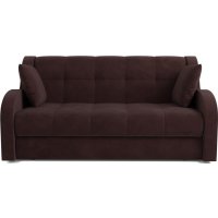Диван Мебель-АРС Аккордеон Барон НПБ 155x200 (велюр шоколад HB-178/16)