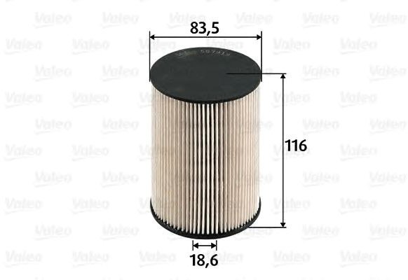 

Топливный фильтр Valeo 587919