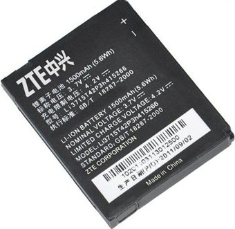 Аккумулятор для телефона Копия ZTE Li3715T42P3h415266