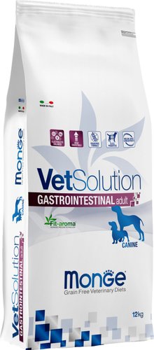 Сухой корм для собак Monge Vet Solution Gastrointestinal при заболеваниях ЖКТ 12 кг