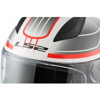 Мотошлем LS2 FF353 Rapid 2 Circuit (XL, белый/красный)