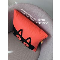 Декоративная подушка Matex Meow. Chubby 62-073 (лососевый/черный)