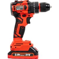 Ударная дрель-шуруповерт Edon UAD-21PBL (с 2-мя АКБ, кейс)