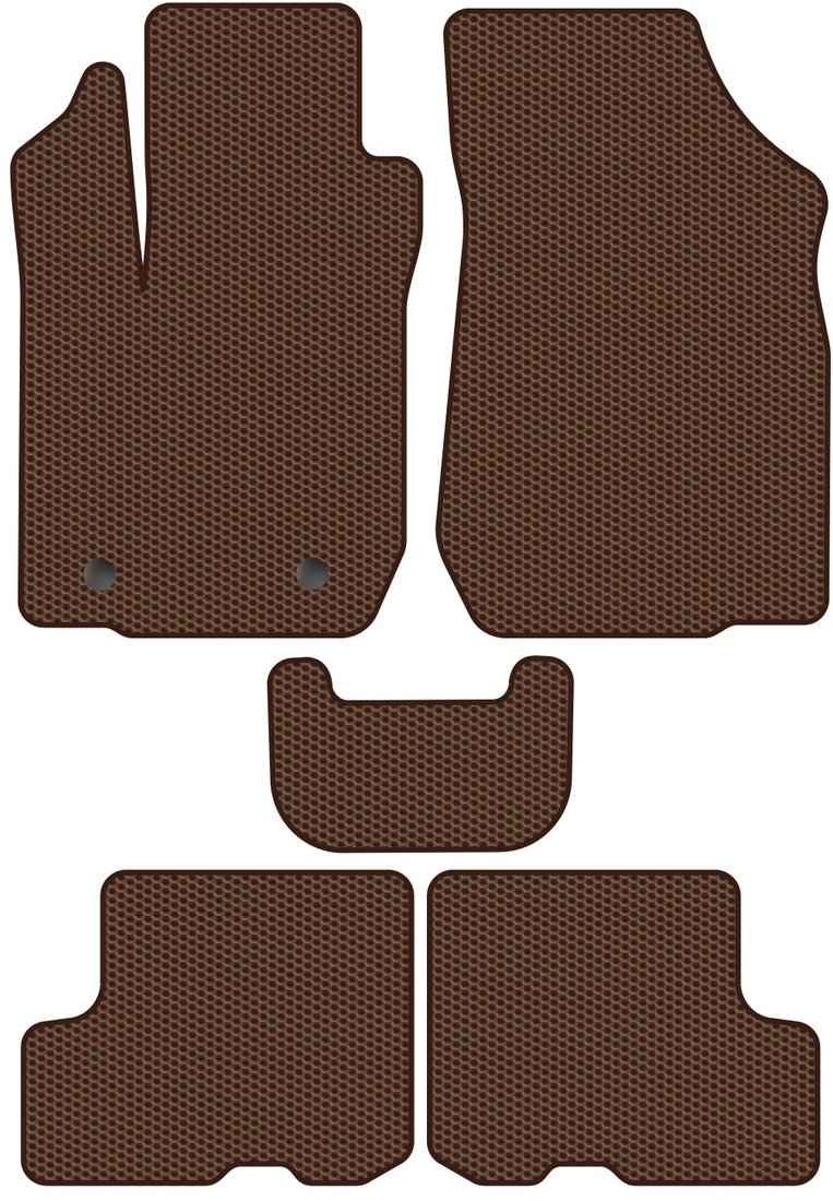 

Комплект ковриков для авто Alicosta Renault Sandero I (хэтчбек 5 дв) 2009 - 2014 (коричневый, сота)