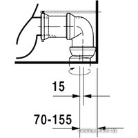 Унитаз напольный Duravit Starck 3 (012809) (без сиденья)