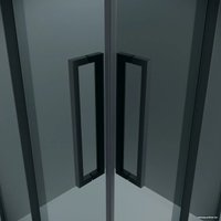 Душевой уголок Grossman Cosmo 80x80x195 300.K33.02.8080.21.10 (черный матовый/тонированное стекло)