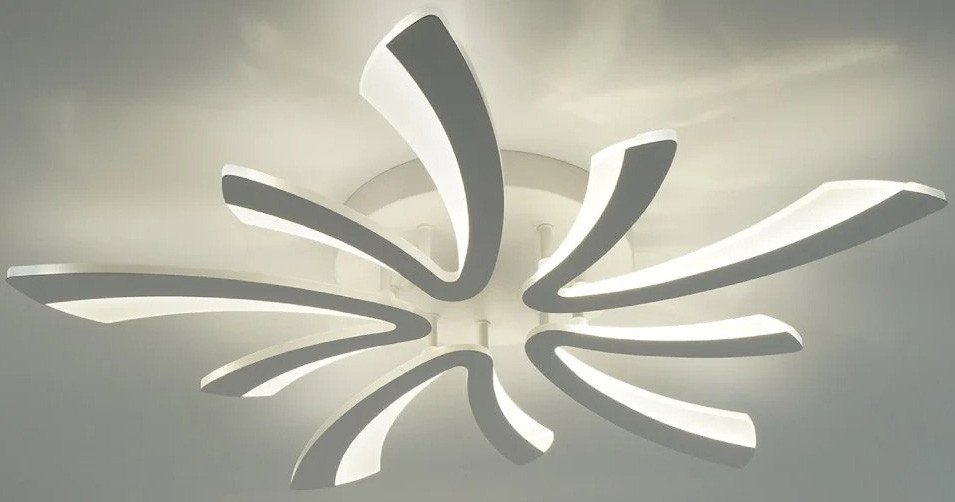 

Припотолочная люстра Estares Alessia 100W 5F-APP-750x76-WHITE/WHITE-220-IP20