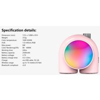 Ночник Divoom Planet-9 Smart Mood Lamp (red)