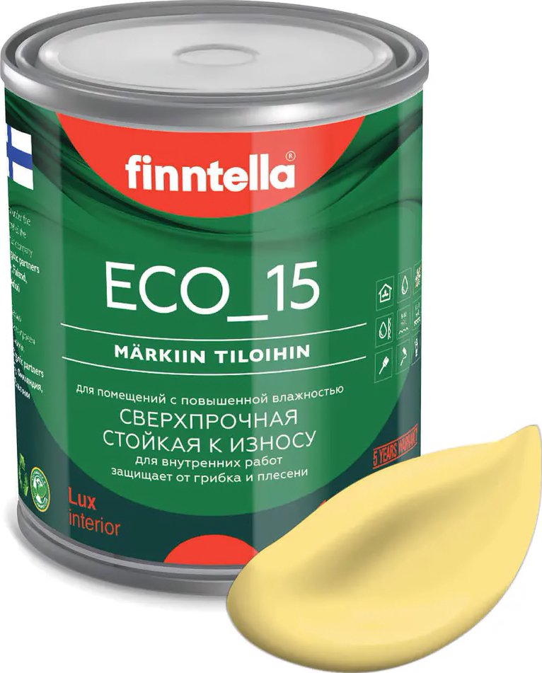 

Краска Finntella Eco 15 Aurinko F-10-1-1-FL115 0.9 л (палевый)