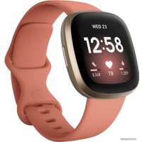 Умные часы Fitbit Versa 3 (золотистый/розовый)