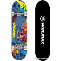 Скейтборд WIN.MAX WME50992Z4 (blue skull)