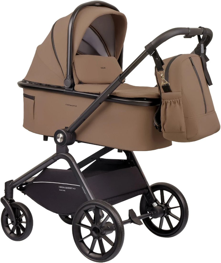 

Универсальная коляска Indigo Solar (3 в 1, темно-бежевый)