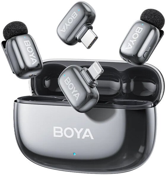 Радиосистема BOYA Mini 2-01 (серебристый)