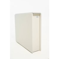 Стол-книга Stoloff Мечта 2960x850 (белый, опоры вкручиваемые, углы закругленные с роликами и ручками)