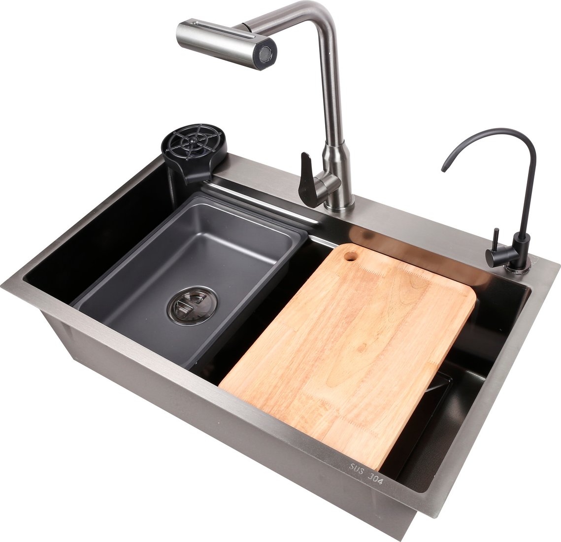 

Кухонная мойка Saniteco LD0198 (75х45)